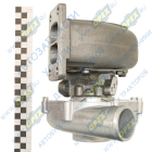 K27-145-01 Турбокомпрессор дв.740.30-740.65 КамАЗ Евро-2,3 правый (аналог ТКР7С-6, S2B/0.76) KAMAZ Truck [740.30-260 / 740.50-360 / 740.51-320 / 740.35-400 / 740; 4/6 шпильки,10 отв.,универсальный CZ Strakonice